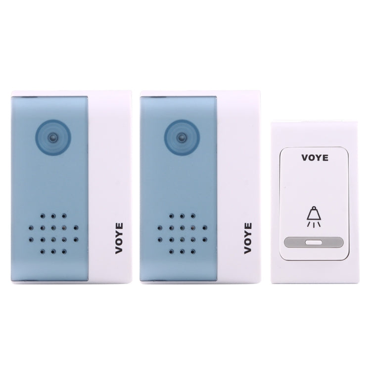 VOYE V004B2 Wireless Smart Music Home Doorbell with Dual Receiver, Remote Control Distance: 120m (Open Air), V004B2 VOYE V004B2 Wireless Smart Music Home Doorbell with Dual Receiver, Remote Control Distance: 120m (Open Air), V004B2